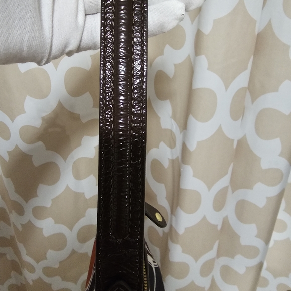 COACH Ashley Hand Drawn Scarf Print Shoulder Bag - Picture 15 of 16